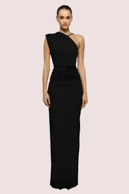 Effie Kats Greer Gown Black Size 8 for rent on The Volte - image 1