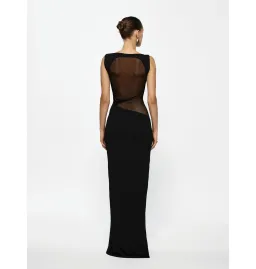 Effie Kats Aisha Maxi Gown Black Size S / AU 8 for rent on The Volte - image 3