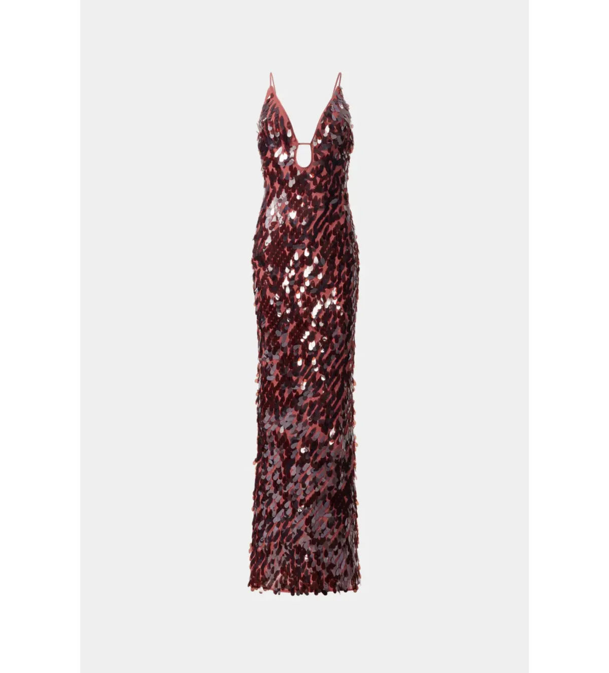 Misha Sapphire Sequin Maxi Dress in Fig Size 6/XS - Image 4