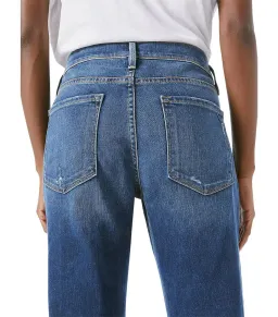 Frame Denim Le Garcon Mid Rise Slim Boyfriend Jean Azure Size 8/S  for rent on The Volte - image 3