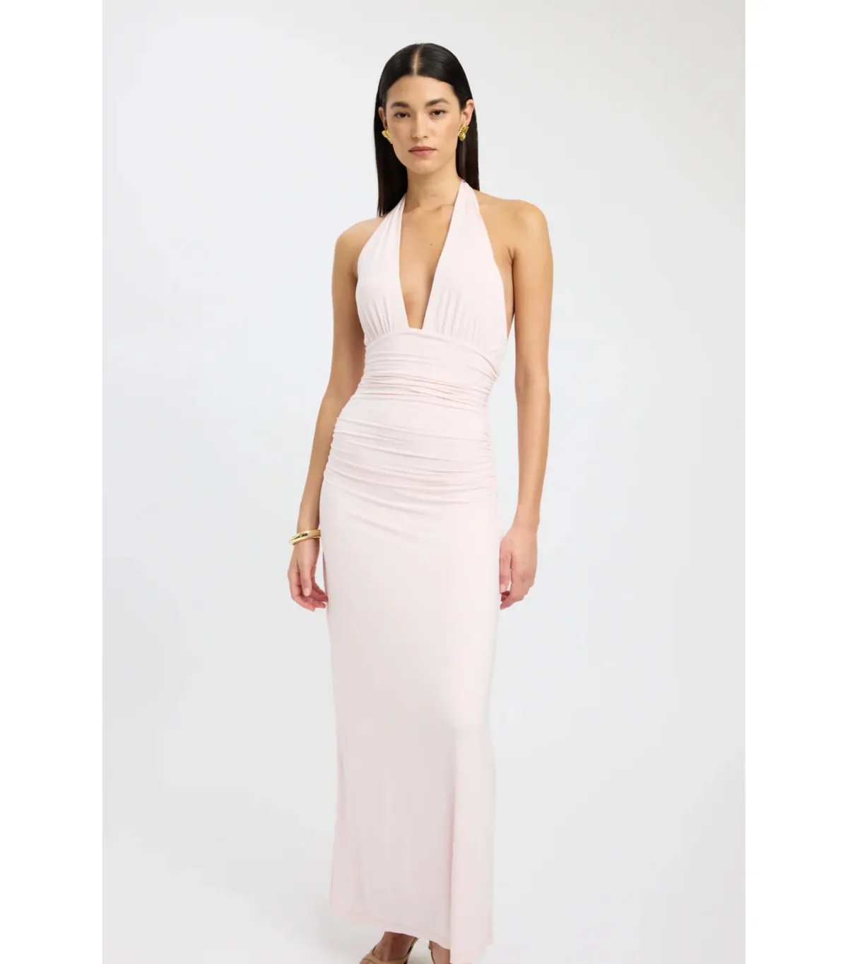 Kookai Leni Maxi Dress in Heavenly Pink Size AU 10 - Image 2