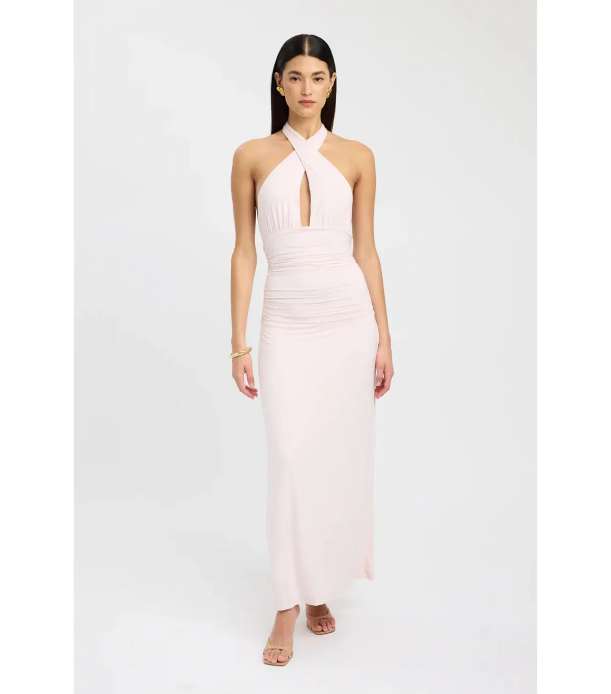 Kookai Leni Maxi Dress in Heavenly Pink Size AU 10 - Image 5