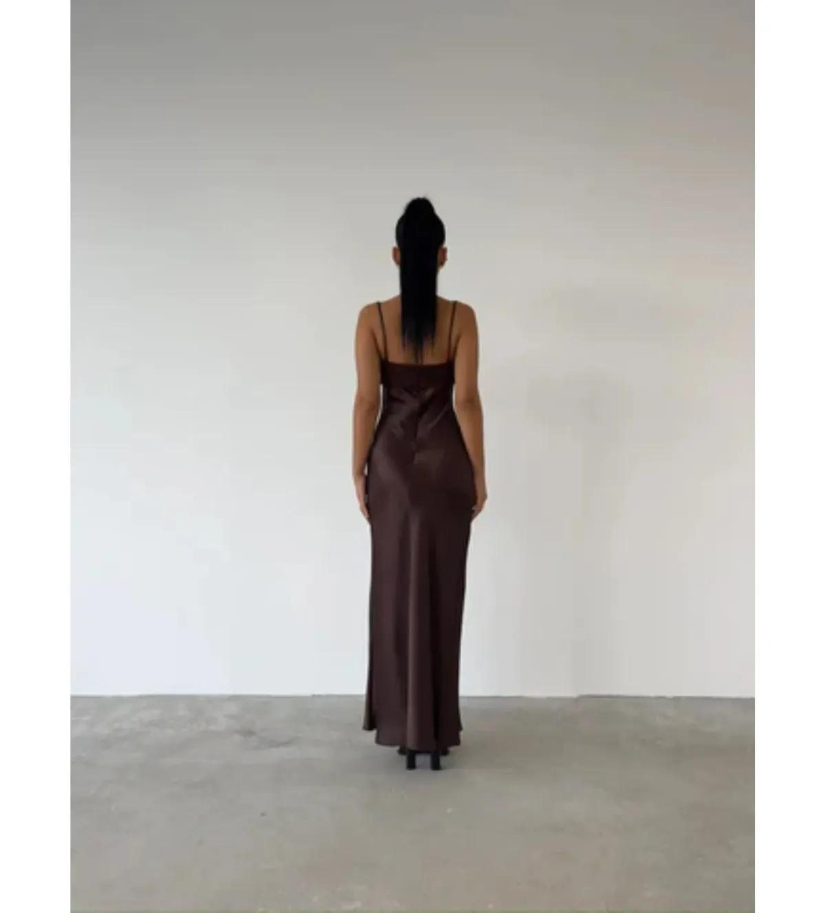 Bec & Bridge Julieta Maxi Dress In Chocolate Brown Size 10 - Image 2
