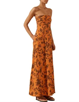 Shona Joy Uli Maxi Dress Orange Size 8 for rent on The Volte - image 2