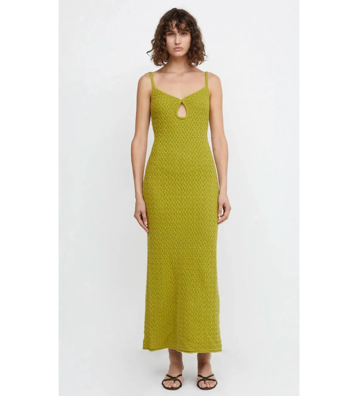 Bec and Bridge Effie Knit Key Maxi Dress in Fern Green Size 10 - Image 1