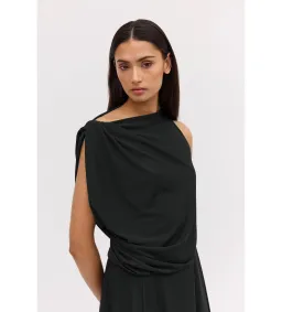 Bianca Spender Jersey Mandala Dress in Black Size S / AU 8 for rent on The Volte - image 5