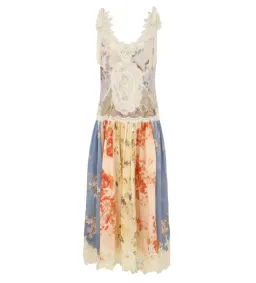 Zimmermann The Cascadian Lace Midi Dress in Spliced Size 3 Au 14  for rent on The Volte - image 1