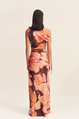 Shona Joy Emerson Gathered Maxi Dress Palermo Floral Size 8 for rent on The Volte - image 4