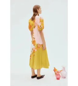 Alemais Silas Midi Dress Floral Size AU 10 for rent on The Volte - image 3