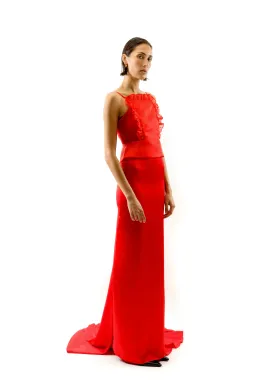 Alice by Alice McCall Juniper Gown in Red Size 12 for rent on The Volte - image 2