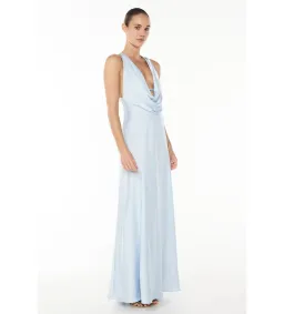 Manning Cartell Charmed Cowl Slip Maxi Dress Dove Blue Size AU 6 for rent on The Volte - image 3