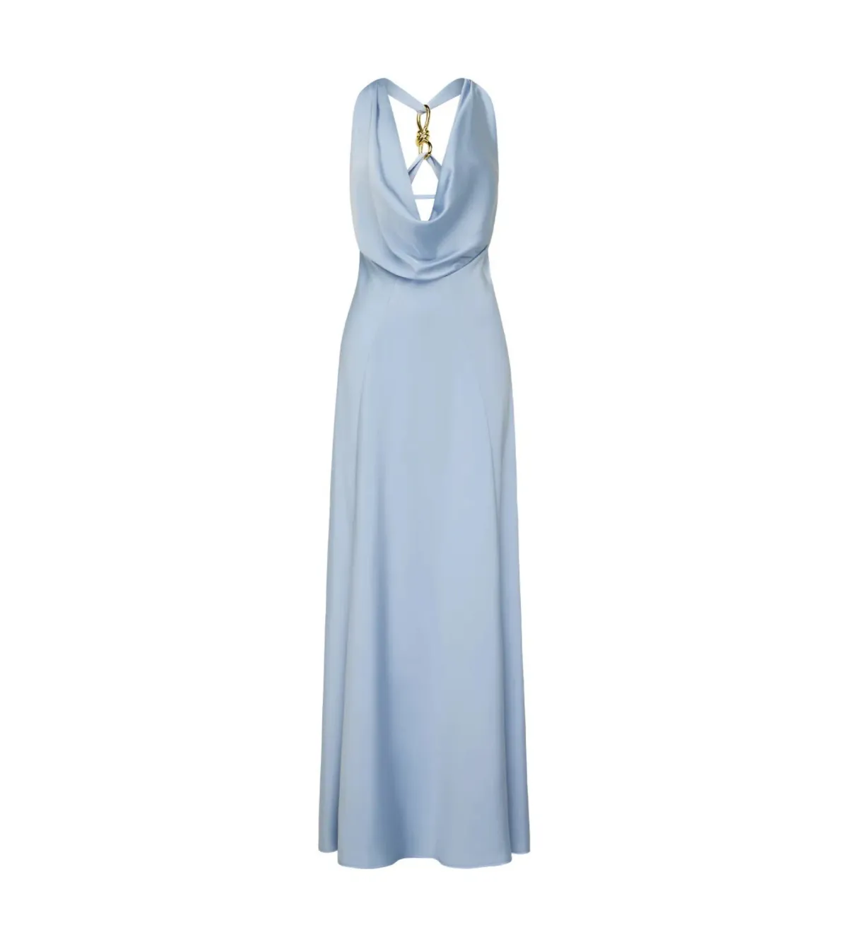 Manning Cartell Charmed Cowl Slip Maxi Dress Dove Blue Size AU 6 - Image 6