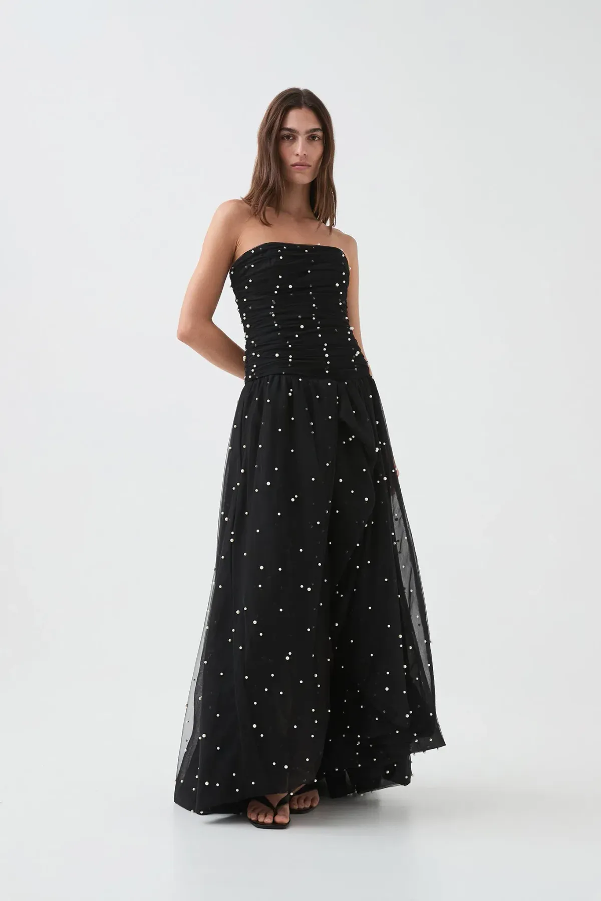 Aje Juniper Maxi Gown Black Size 8  - Image 1