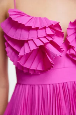 Acler Mini Dress Pink Size Au 6 for rent on The Volte - image 4