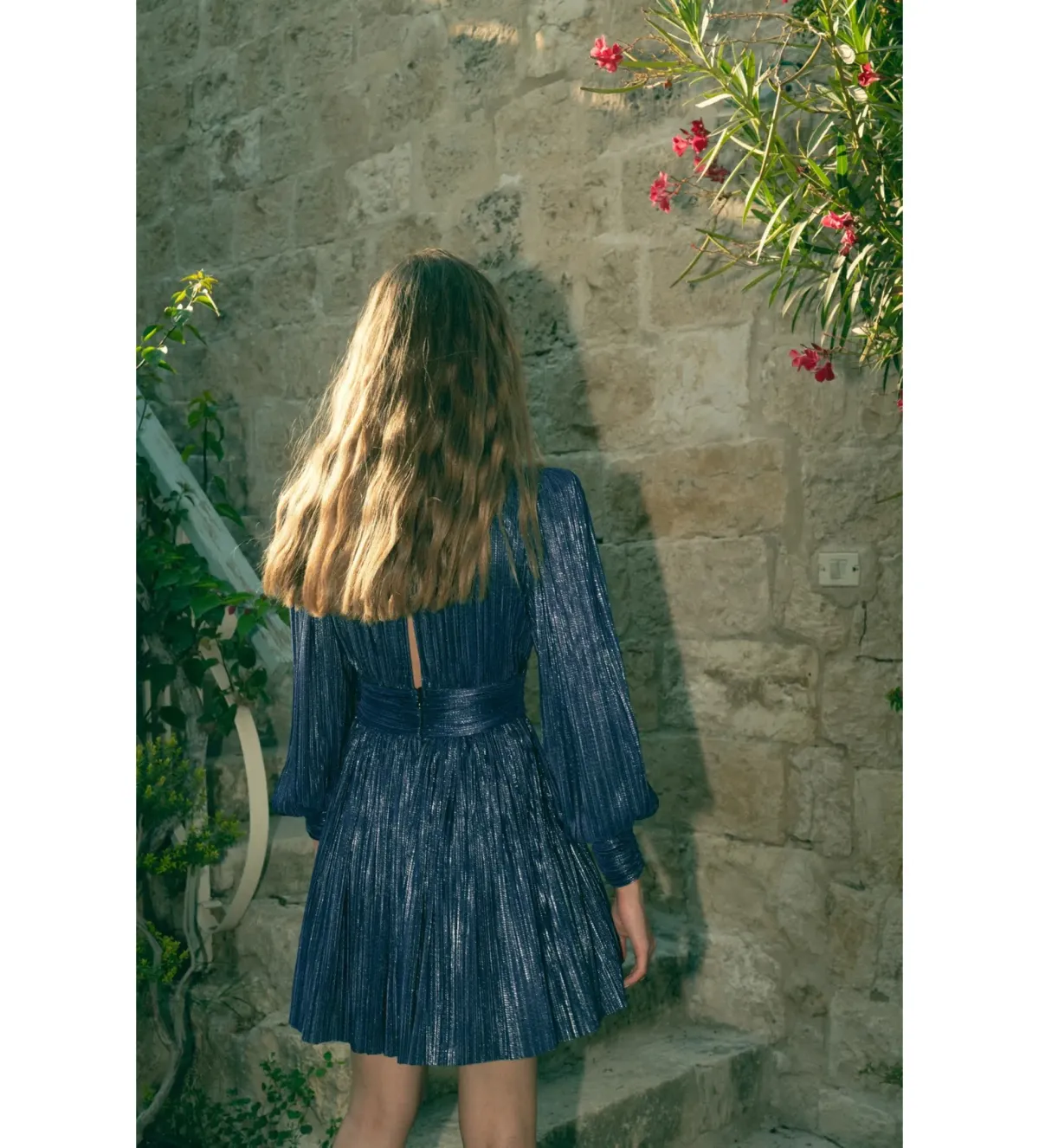 Sabina Musayev Shaya Mini Dress Blue Size S/AU 8 -New with tags – Buy - Image 3