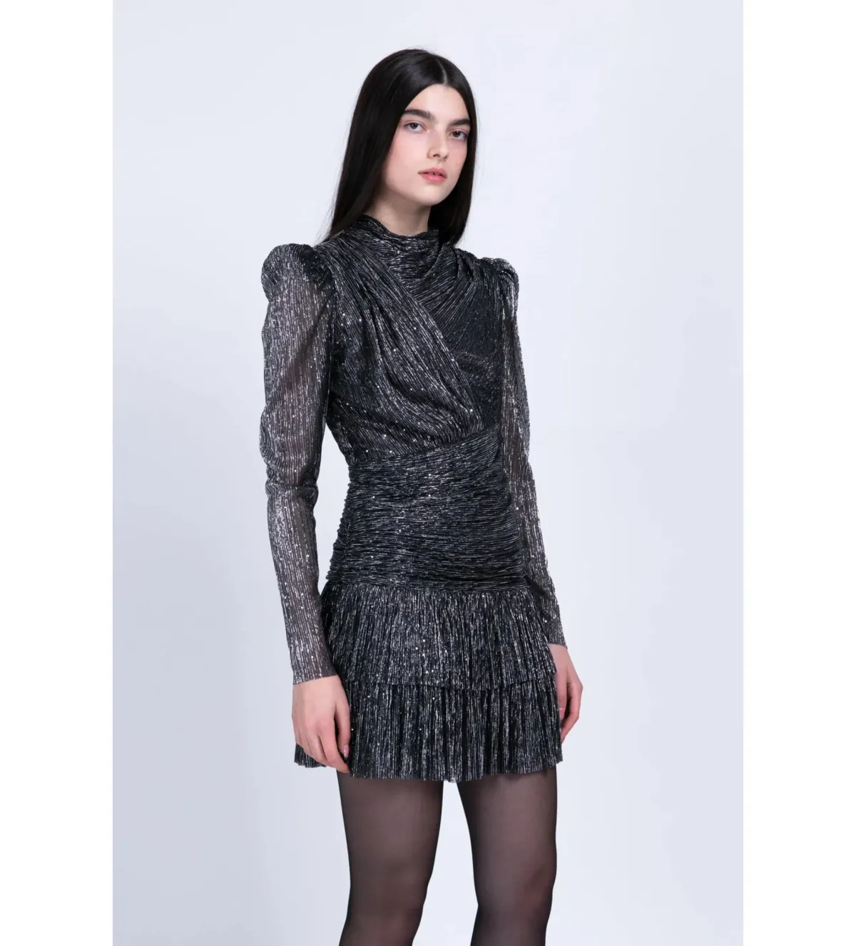 Sabina Musayev Angela Mini Dress Black Size 12/L - Image 1
