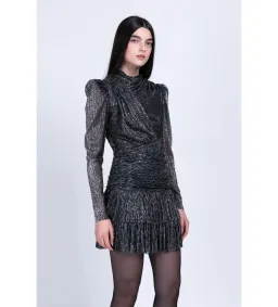 Sabina Musayev Angela Mini Dress Black Size 12/L for rent on The Volte - image 1