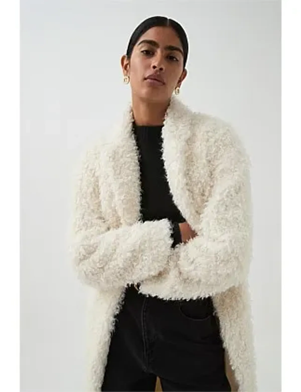 Aje Alpine Coat Ivory - Image 2