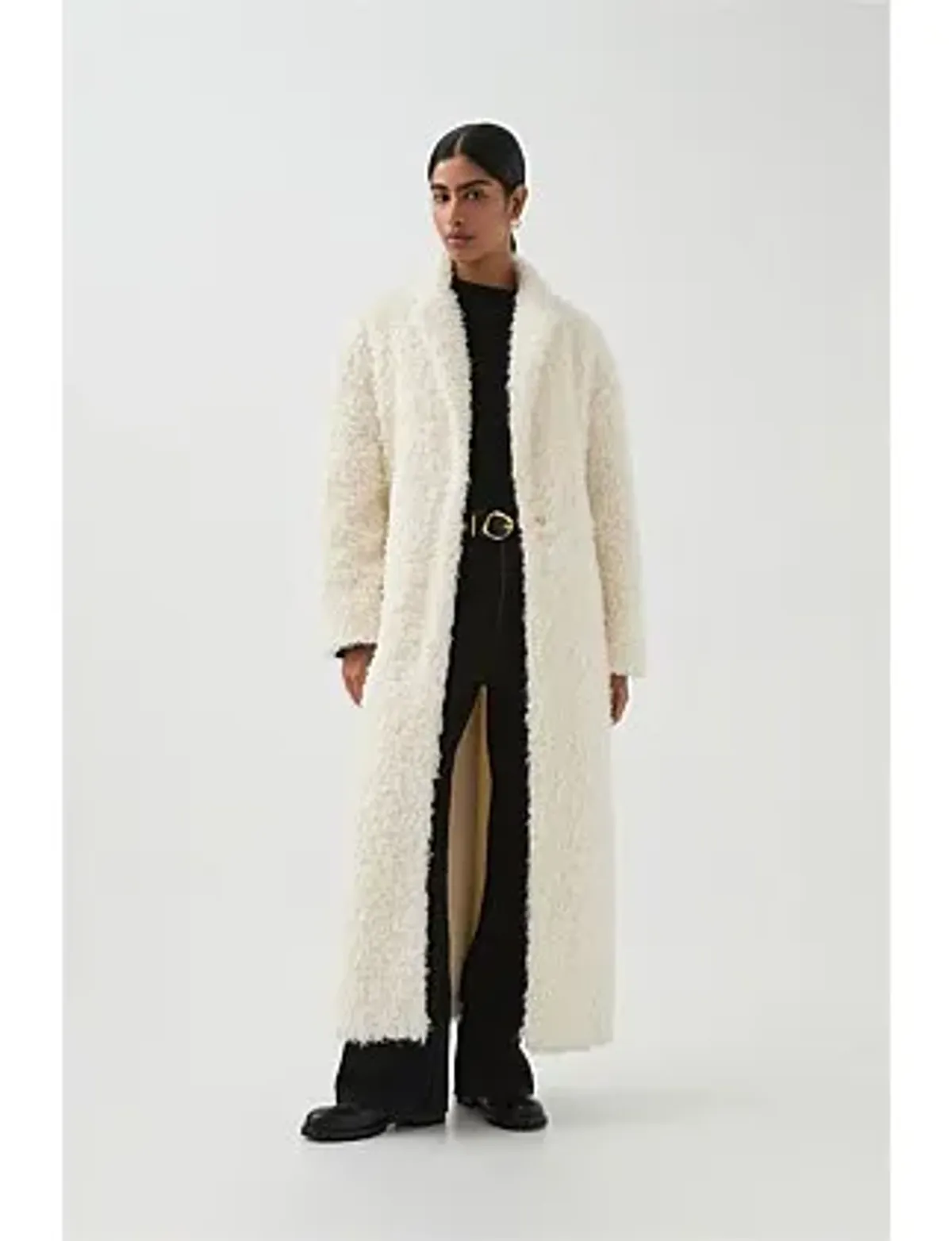 Aje Alpine Coat Ivory - Image 1