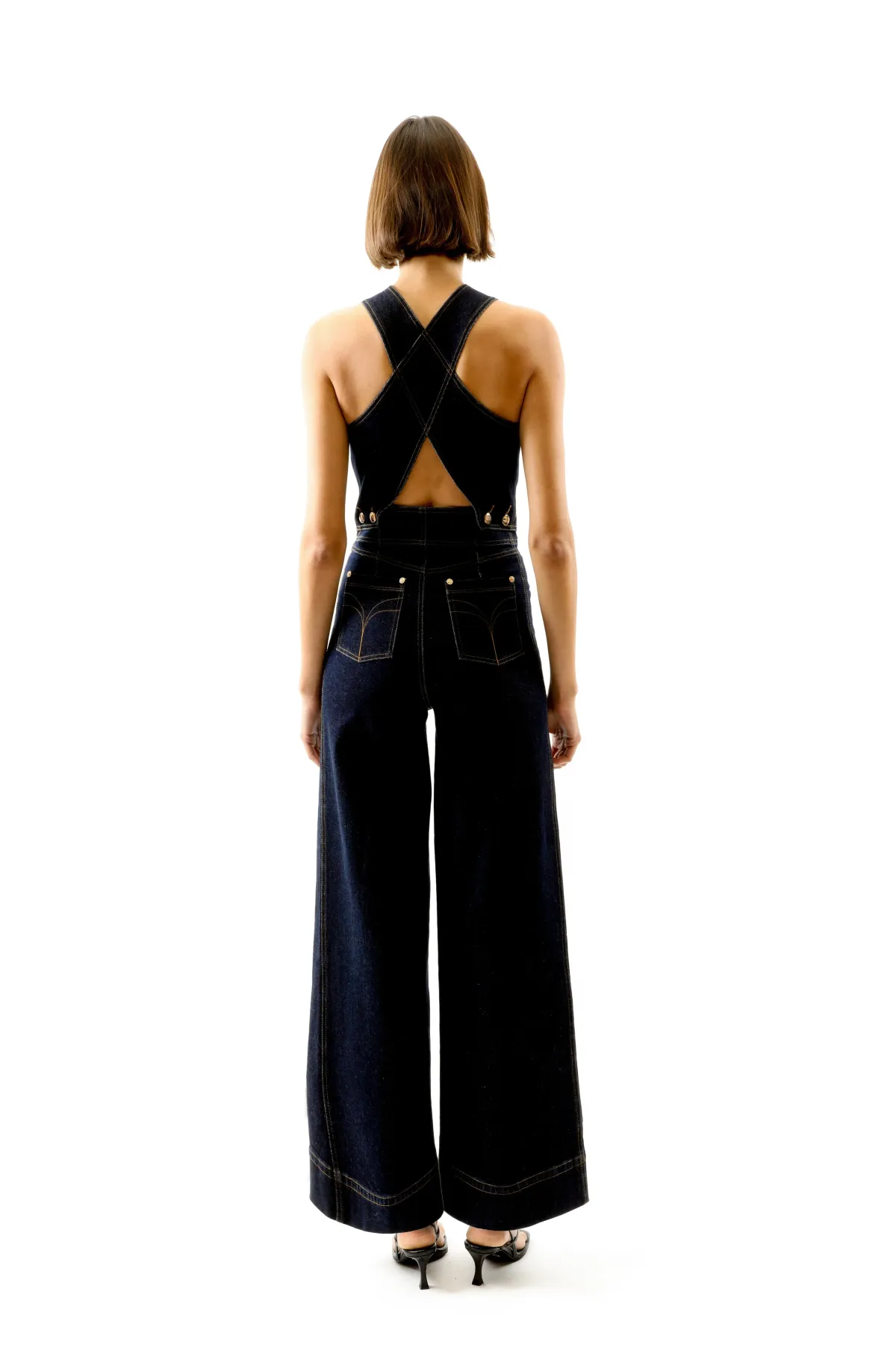 Alice by Alice McCall Maverick Jumpsuit in  Indigo Size AU 6 - Image 3