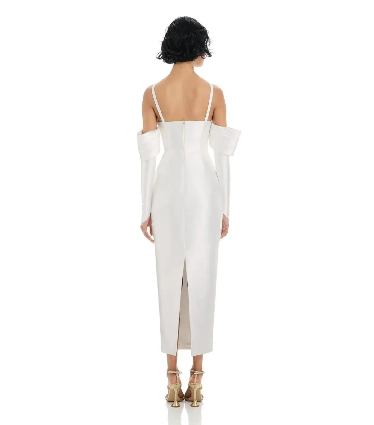 Eliya the Label Annalise Midi Dress in White Size S / AU 8 - Image 5