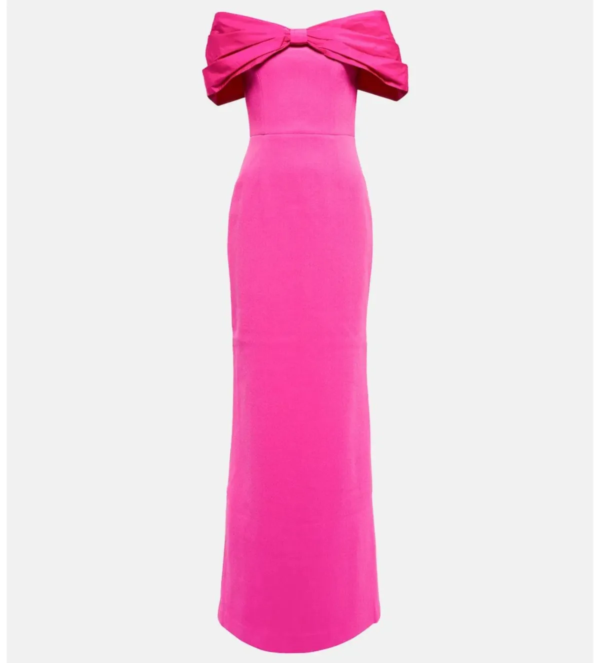 Rebecca Vallance Cupids Bow Gown Maxi Dress in Pink Size Small/ AU 8 - Image 4