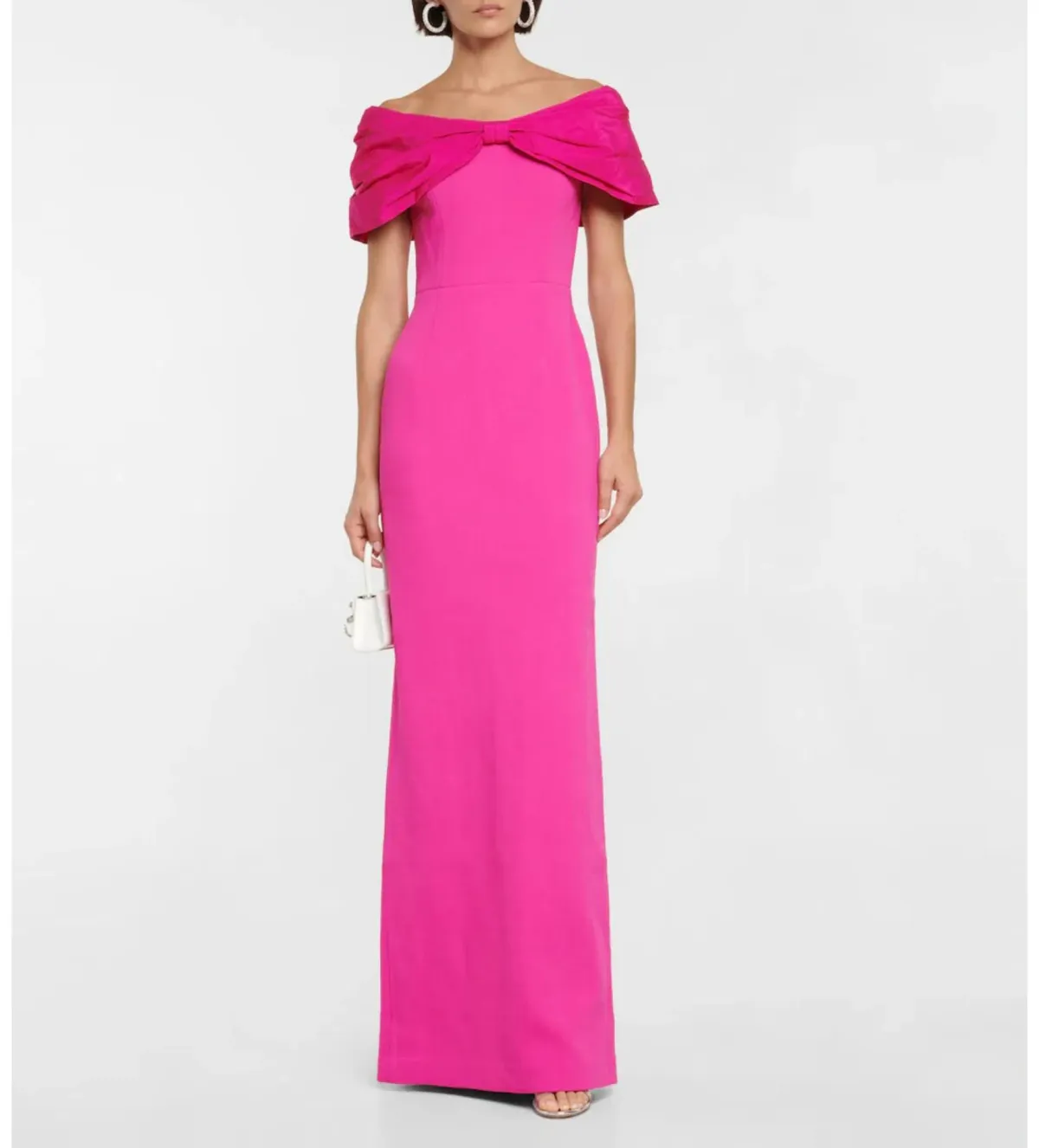 Rebecca Vallance Cupids Bow Gown Maxi Dress in Pink Size Small/ AU 8 - Image 1