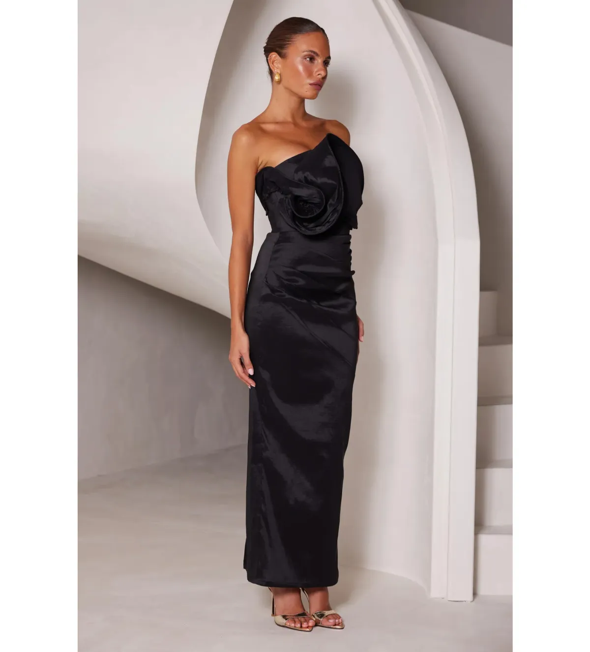 Elle Zeitoune Miles Maxi Dress Black Size 12 - Image 4
