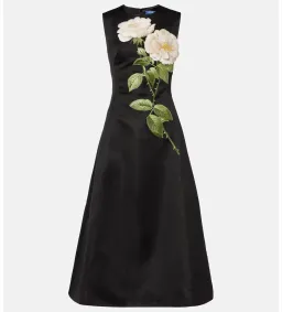 Leo Lin Cleo Embellished Midi Dress in Black Size AU 10  for rent on The Volte - image 4
