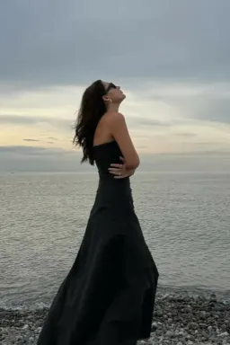 Aje Soundscape Maxi Dress Black Size 8 for rent on The Volte - image 5