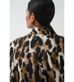 Aje Airlie Short Sleeve Shirt Animal Print Size 8 for rent on The Volte - image 3