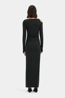 Sir the Label Elm Long Sleeve Midi Dress in Black Size 10 for rent on The Volte - image 3