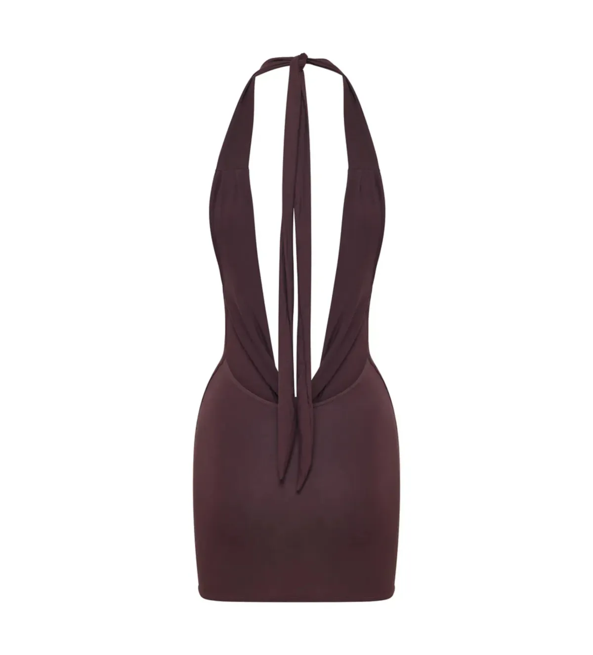 Saboa Studios Bembe Mini Dress in Espresso Size S / AU 8 - Image 4