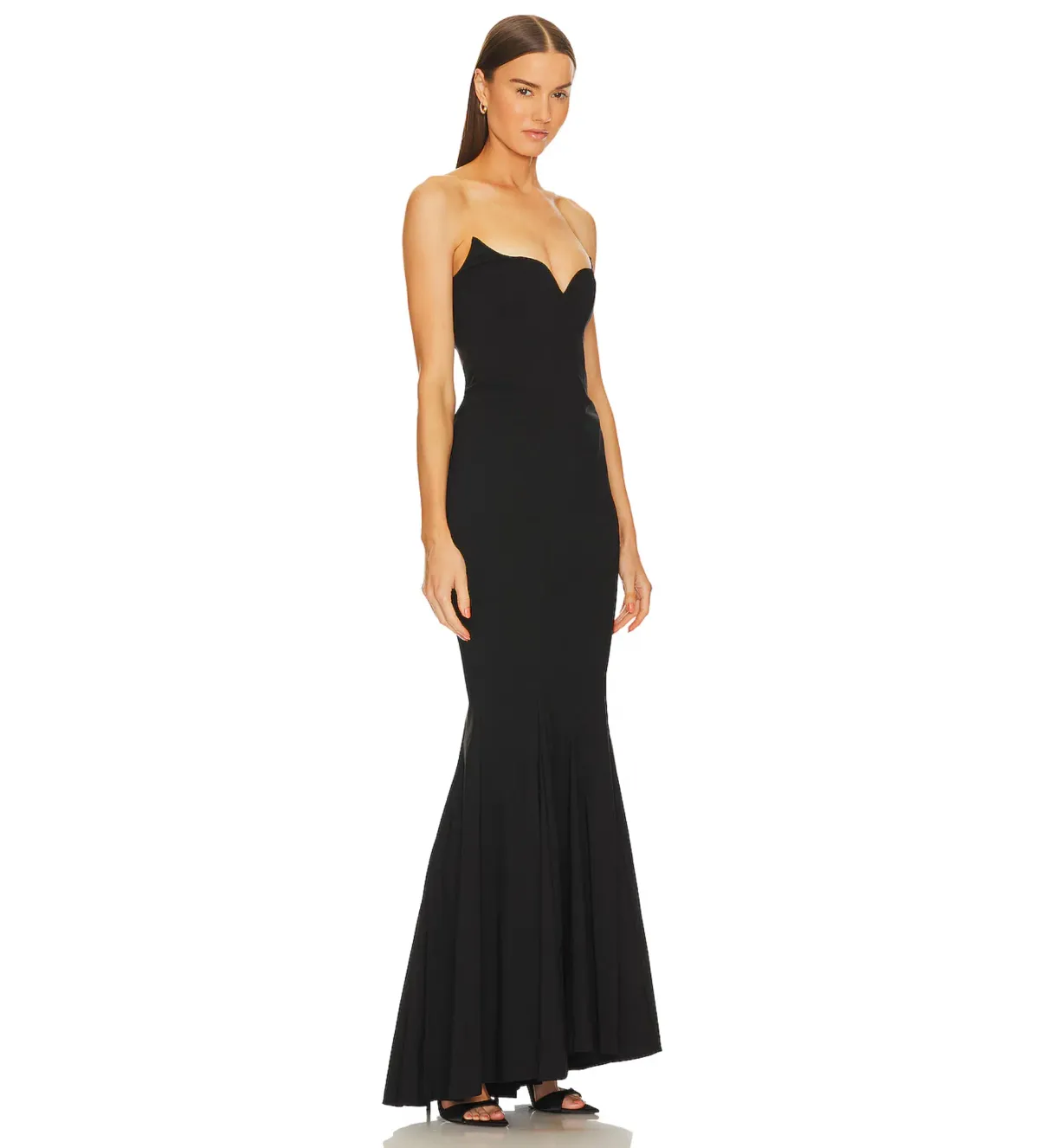 Michael Costello Billie Gown in Black Size XS/AU6 - Image 2