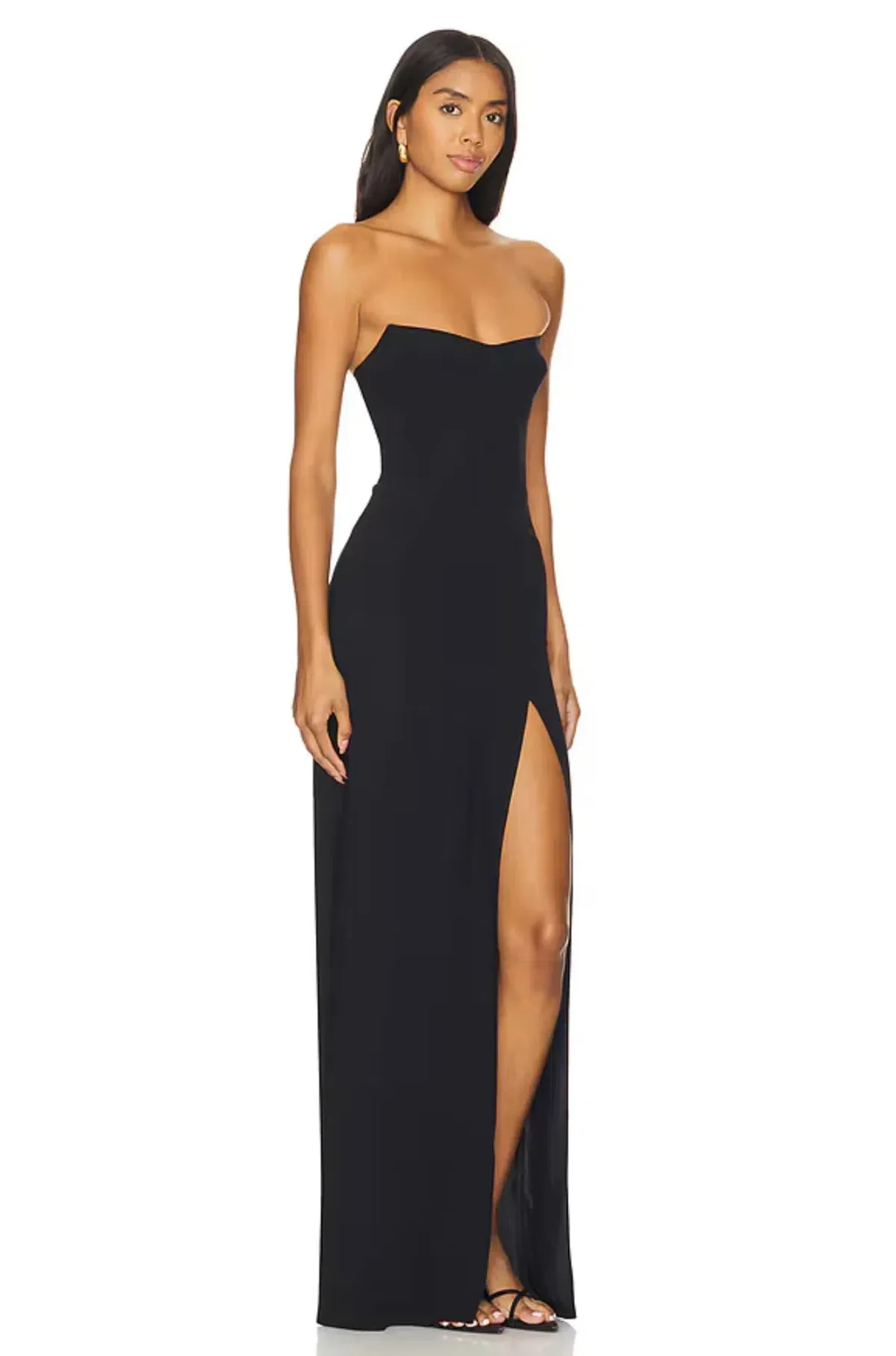 Amanda Uprichard Ivy Maxi Gown Black Size XS / Size 6 - Image 2