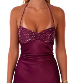 I Am Delilah Berry Jade Mini Dress In Red Size XS/ AU 6 for rent on The Volte - image 2