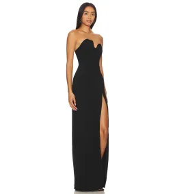 Amanda Uprichard Puzzle Gown Black Size M/AU 10 for rent on The Volte - image 2