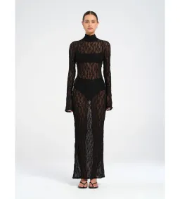BENNI Dante Maxi Dress Black Size 8  for rent on The Volte - image 1