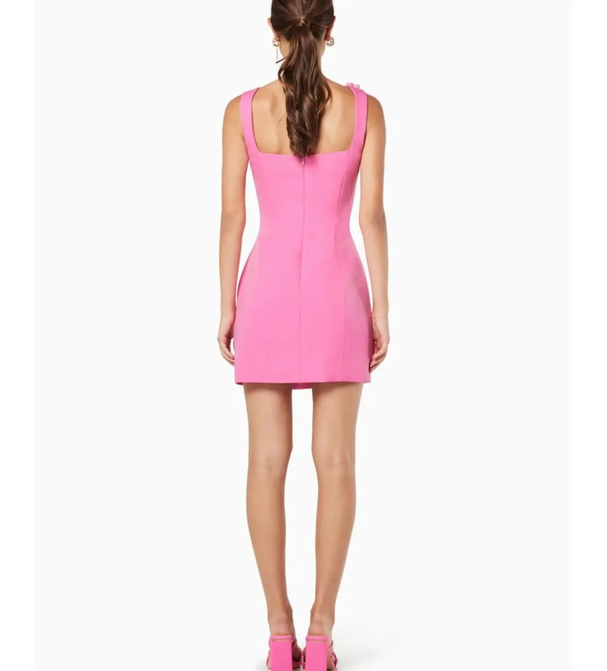 Elliatt Trompe Mini Dress Pink Size 6 - Image 2