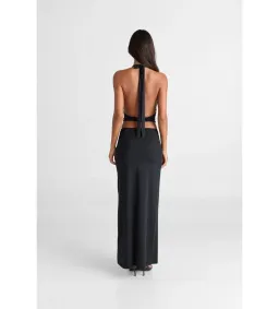 Sasha Therese Cleo Top and Maxi Skirt Set Black Size S AU 8 for rent on The Volte - image 4