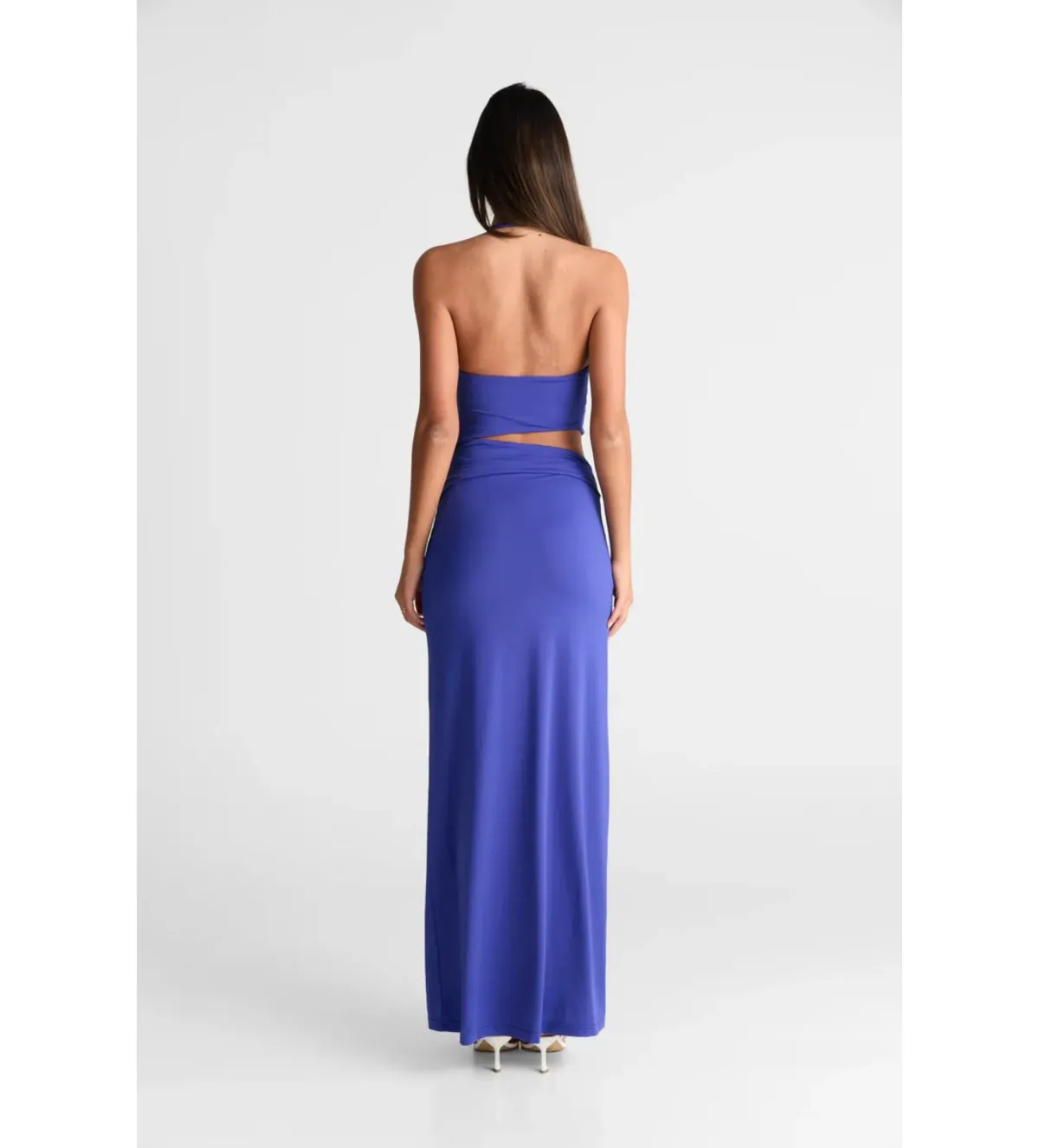 Sasha Therese Oralia Maxi Dress Cobalt Size XS AU 6 - Image 3