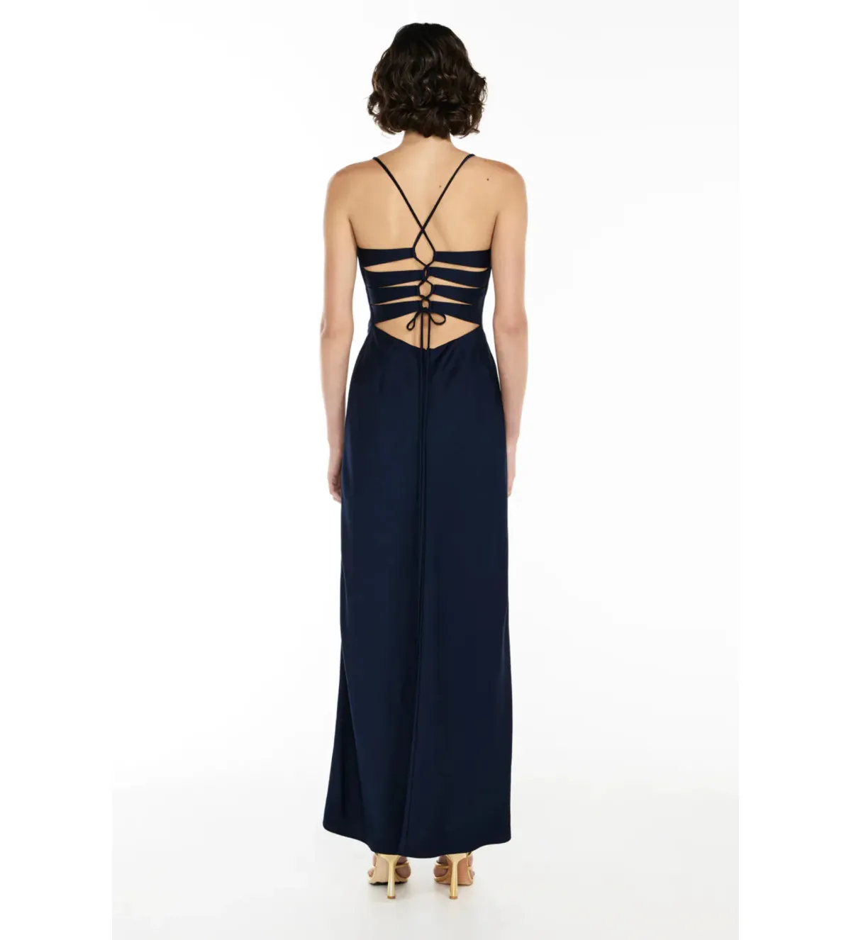 Manning Cartell Navy Time To Shine Slip Maxi Dress in Blue Size AU 6 - Image 2