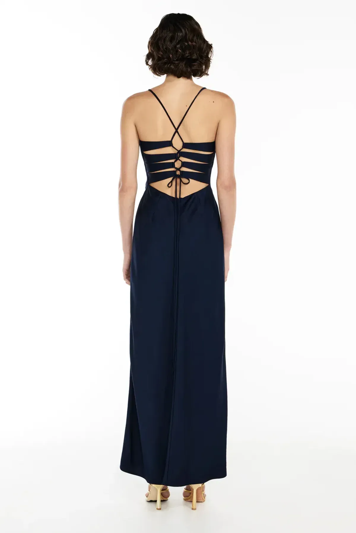 Manning Cartell Navy Time To Shine Slip Dress Size 10 - Image 2