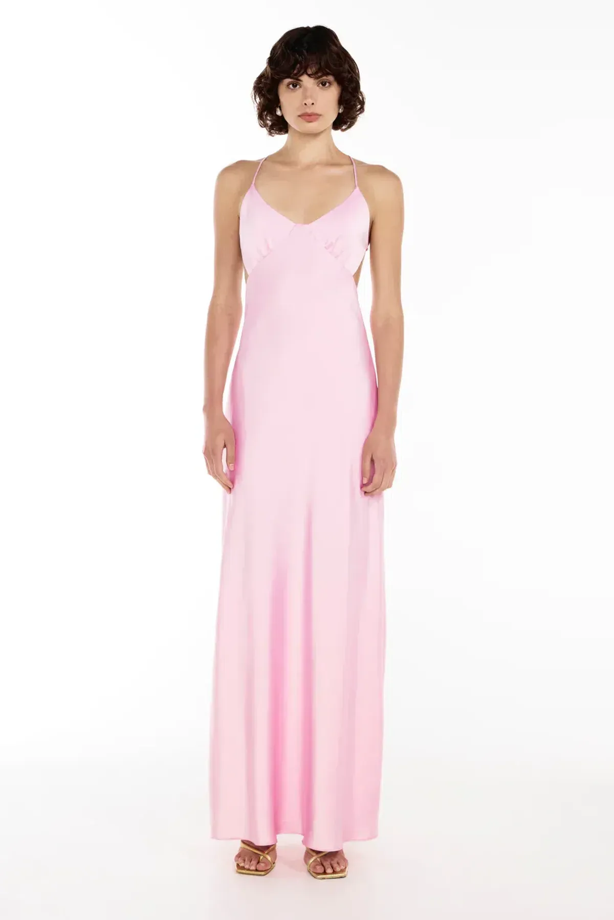 Manning Cartell Hydrangea Saturation Point Slip Dress in Pink Size 8 - Image 1
