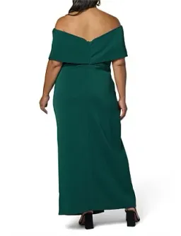 Curve Project Pink Dusk Damn Fine Maxi Dress Green Size 14 for rent on The Volte - image 7