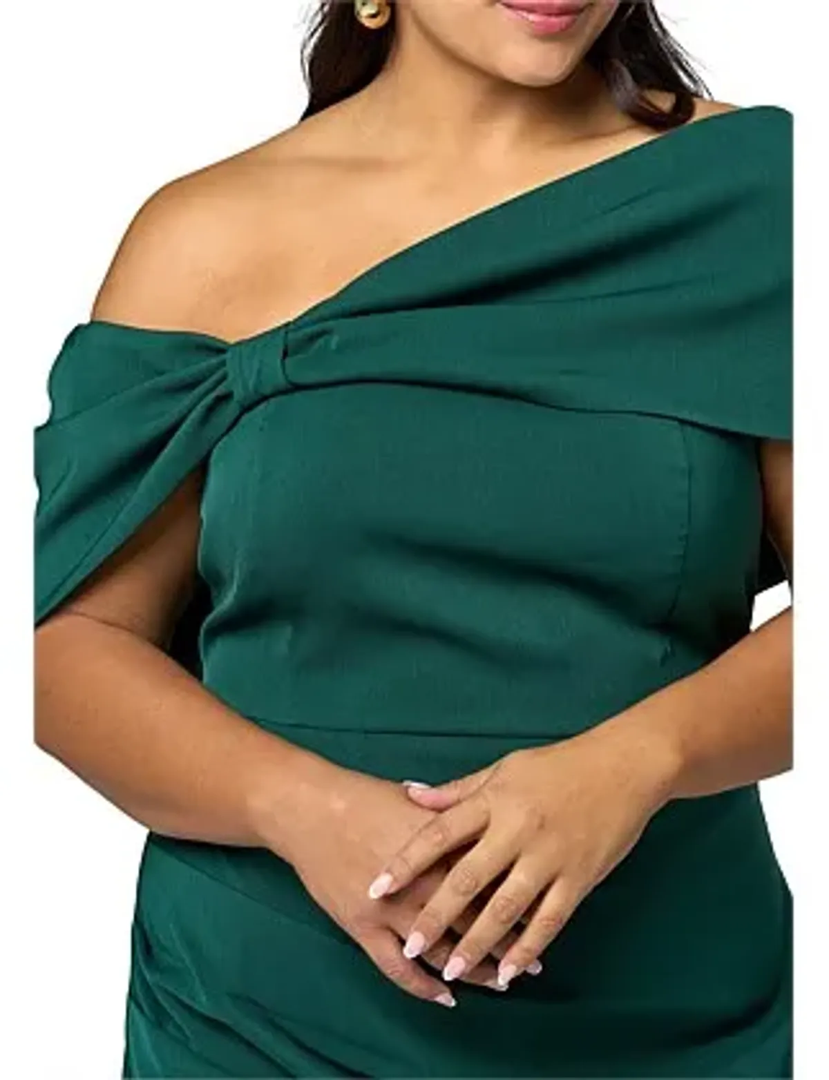 Curve Project Pink Dusk Damn Fine Maxi Dress Green Size 14 - Image 8