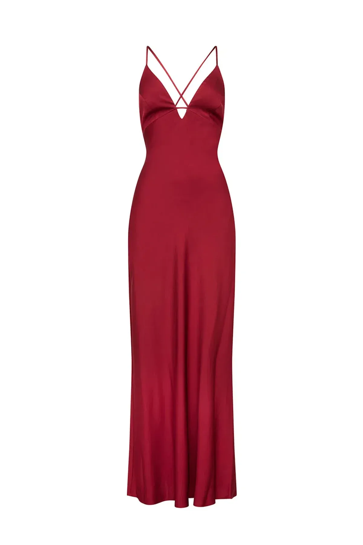 Manning Cartell Time to Shine Slip Maxi Dress Cranberry Red Size AU 4 - Image 3