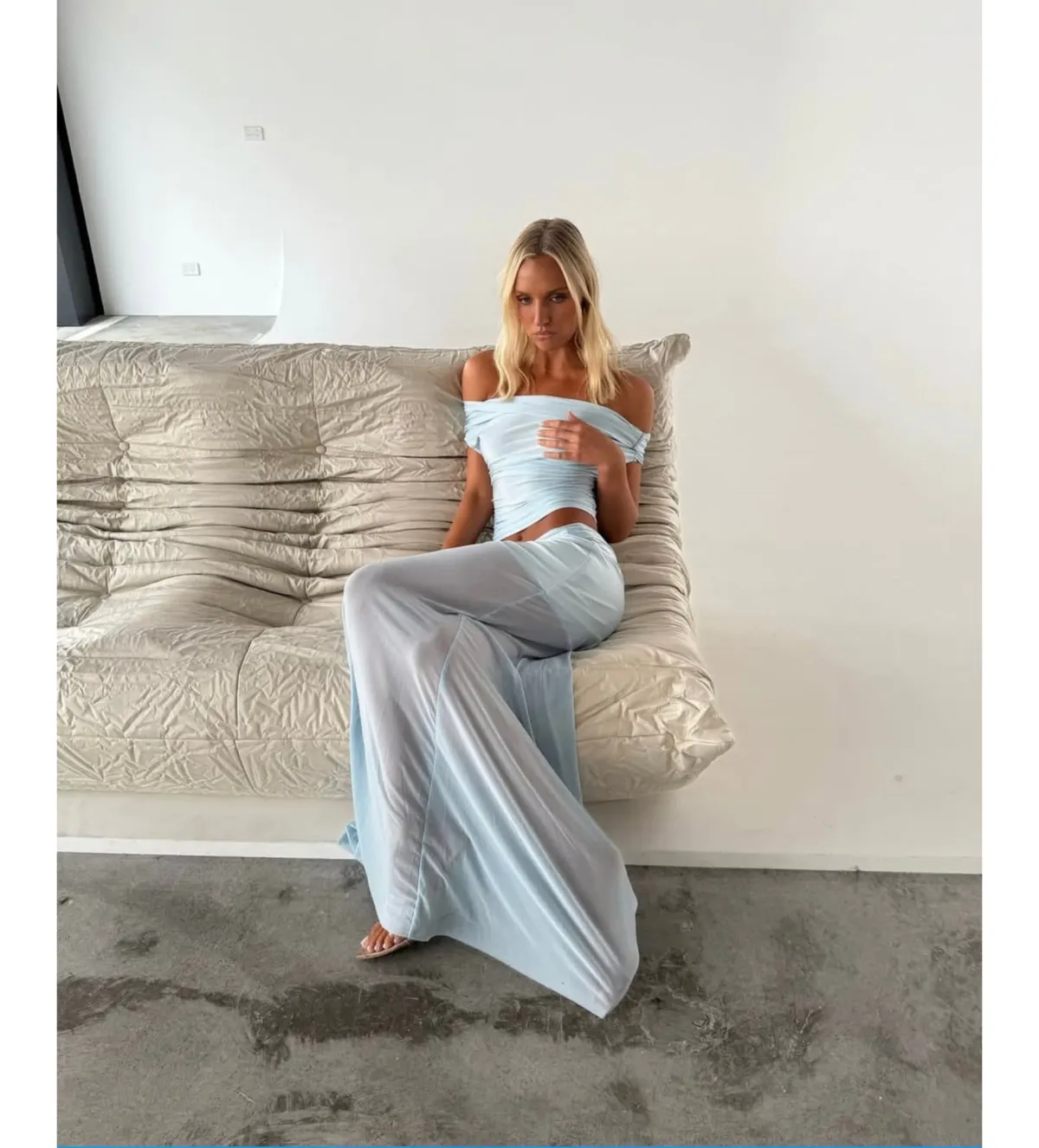 Ance Gria  Grace Set Blue Size M Au 10 - Image 1