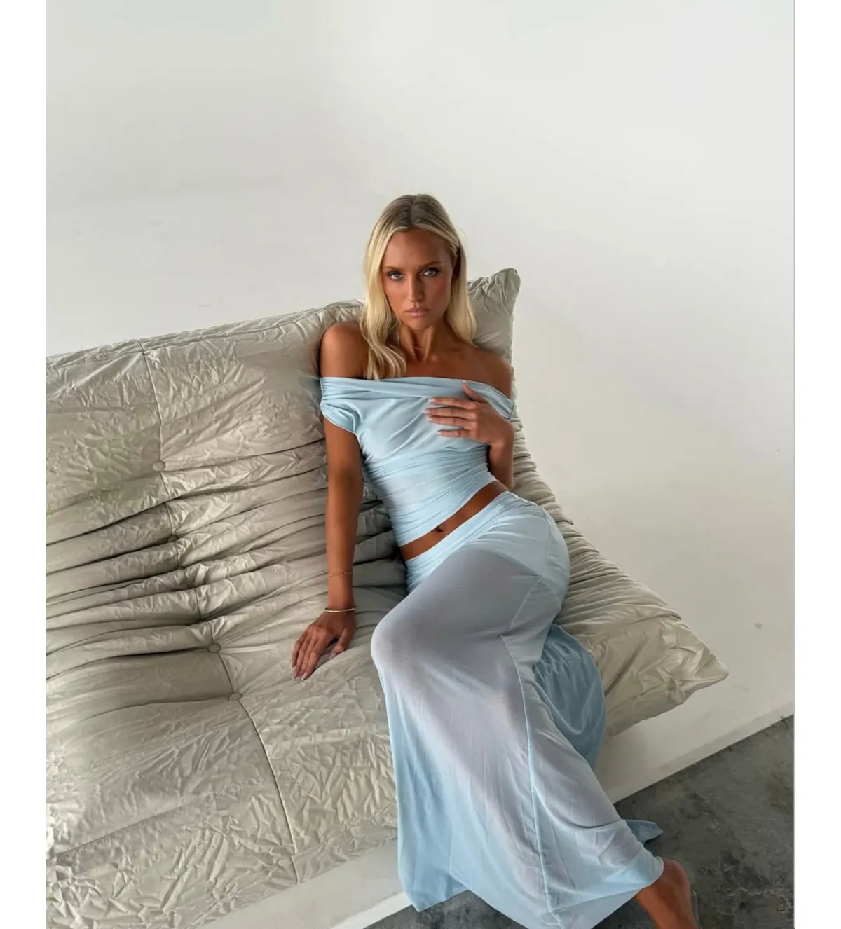 Ance Gria  Grace Set Blue Size M Au 10 - Image 2