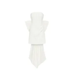 Rebecca Vallance Daphne Mini Dress Ivory Size AU 8 for rent on The Volte - image 5